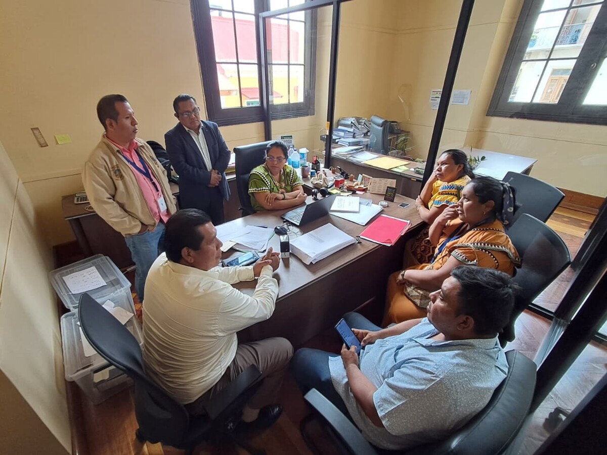 Ngäbe Buglé Officials Visit Indigenous Development Project