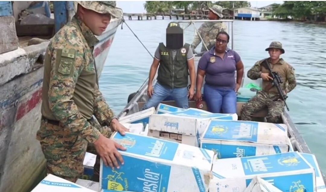 Incautan cuantioso contrabando de cigarrillos en Panamá