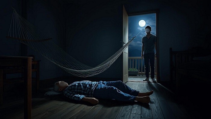 Elderly man dies accidentally