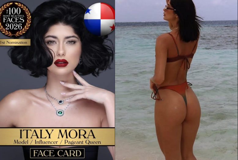 Panamanian Model Italy Mora Named Among World's 100 Most Beautiful Faces