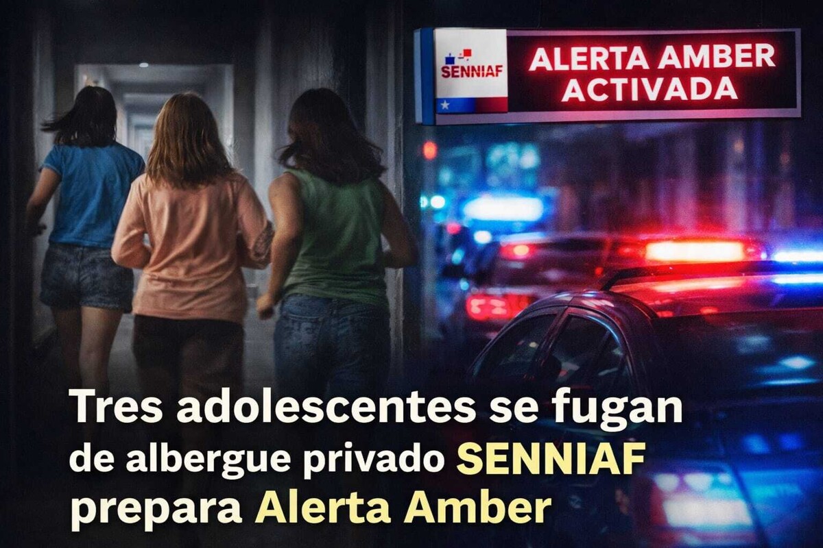 三名青少年从私人庇护所逃走：SENNIAF启动协议并准备安伯警报