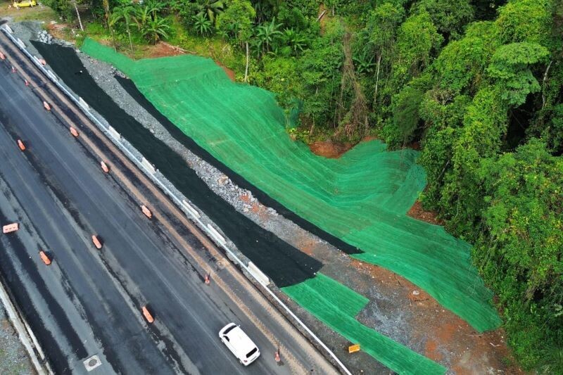 MOP reports significant progress in Transístmica highway rehabilitation in Colón