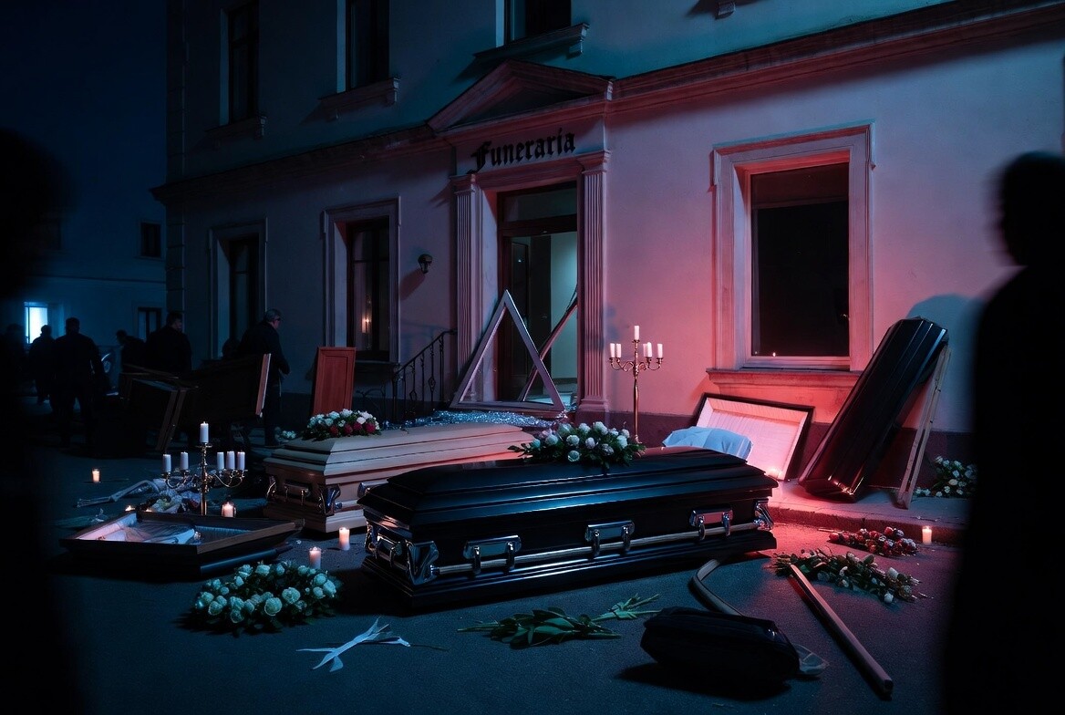 阿瓜杜尔塞殡仪馆遭劫