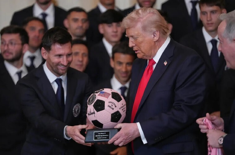 Messi and Inter Miami Honored at White House for MLS Title