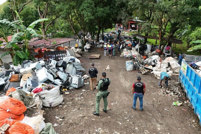 MiAMBIENTE conducts operation in Cerro Patacón: Five detained for illegal waste burning
