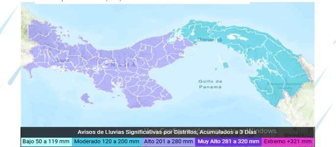 Panama on Alert Due to Heavy Rainfall