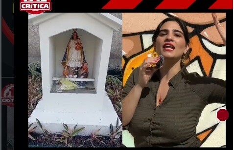 Virgin next to water tank sparks neighborhood fury in Boca la Caja