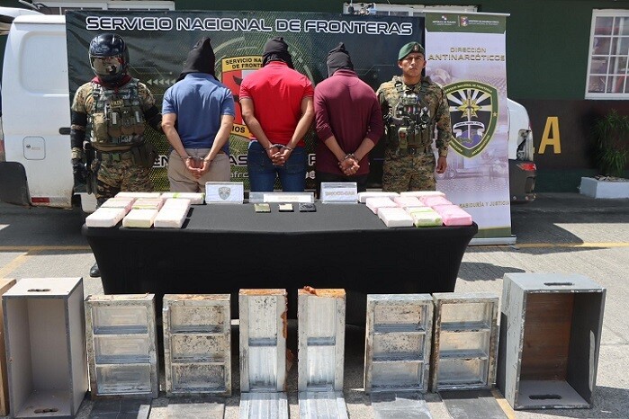 Three men arrested in Panama for drug trafficking