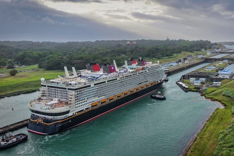 Historic Record: World's Largest Cruise Ship Transits Panama Canal