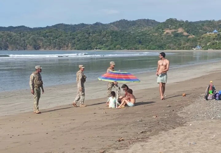 Naval Air Force Reinforces Beaches and Coastal Areas