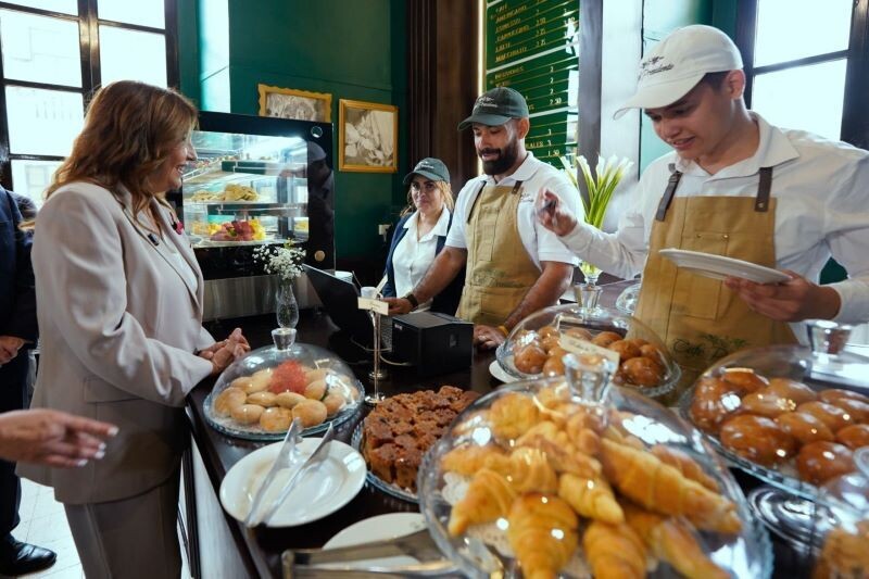 Inauguration of 'Presidente Café' as a Model for Social Reintegration in the Government Ministry