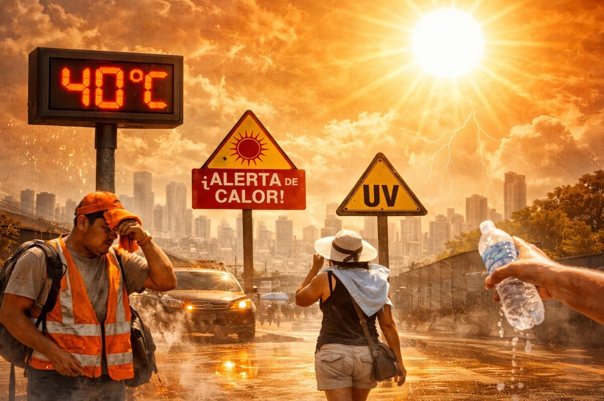 巴拿马遭遇酷热：体感温度高达40°C