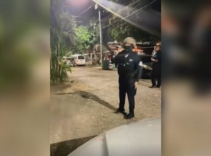 Police Resident Confrontation in Panama Viejo