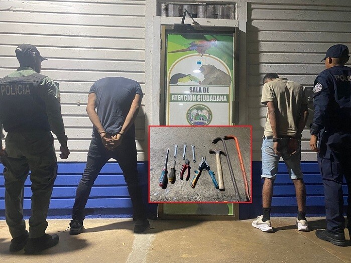 Two Individuals Apprehended in Panama for Stealing Copper from State Building