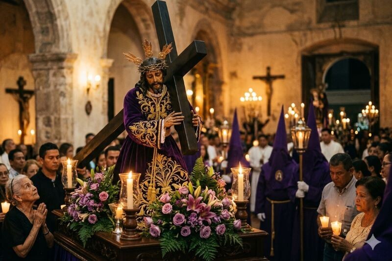 圣周：波托贝洛的拿撒勒人传统与虔诚