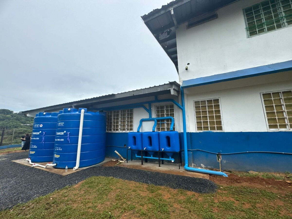 Rainwater Harvesting System Ensures Continuous Classes in Panama School