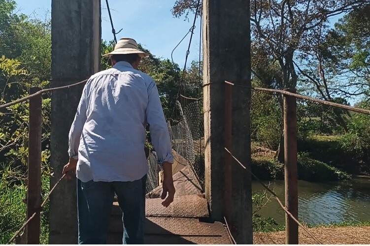 Deteriorated Bridge Alarms Santiago and Montijo Communities