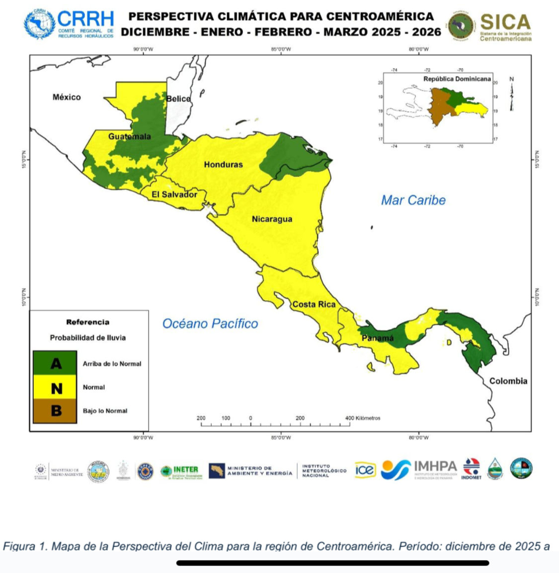 Климатический прогноз для Панамы на конец 2025 и начало 2026 года
