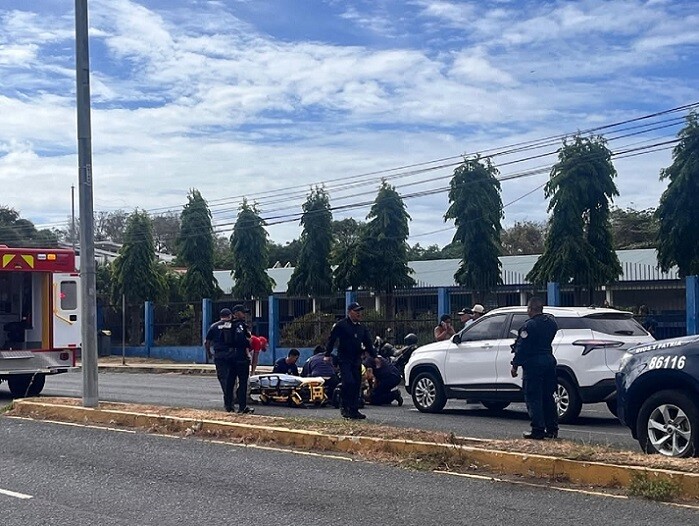 Motorcyclist Seriously Injured in Traffic Accident in Panama