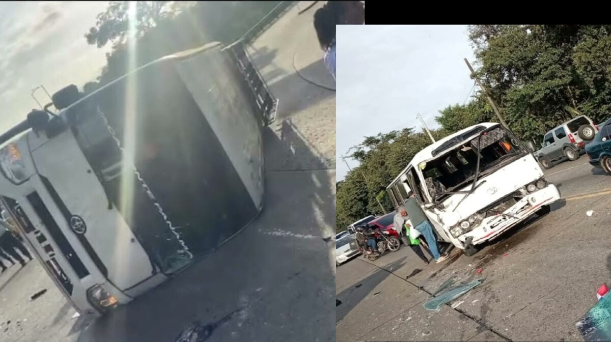 28 injured in collision of two buses on the Bridge of the Americas in Panama