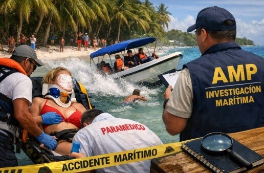 Tourist Injured in Boat Collision at Cayo Zapatilla