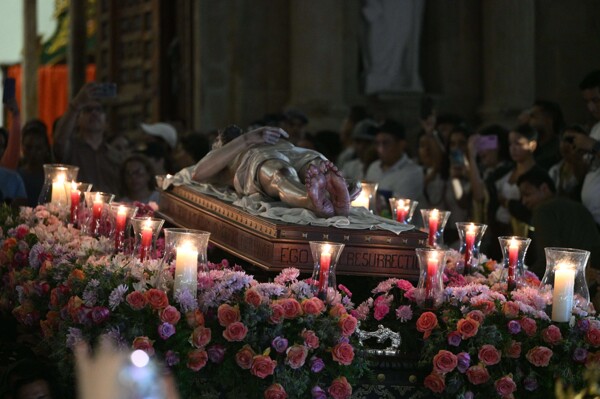 Traditional Brotherhood of the Sleeping Christ Procession in Panama
