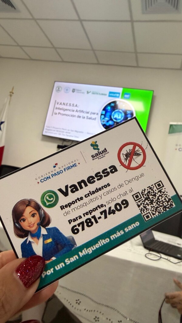 Bot VANESSA launched in San Miguelito to fight dengue