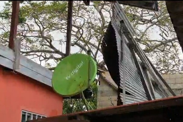 Heavy Rains and Winds Damage Homes in Colón Province, Panama
