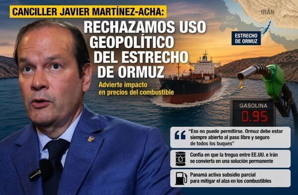 Panama's Foreign Minister Calls for Free Navigation in the Strait of Hormuz