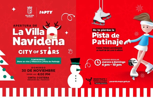Panama City Opens Free 'City of Stars' Christmas Village