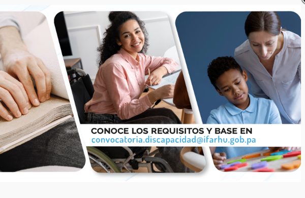 IFARHU opens scholarship call for students with disabilities