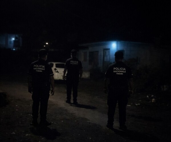 Incident between police and residents in Panama