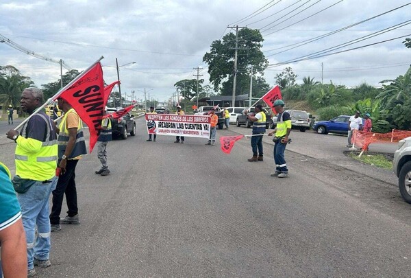 Протест строителей в Панаме