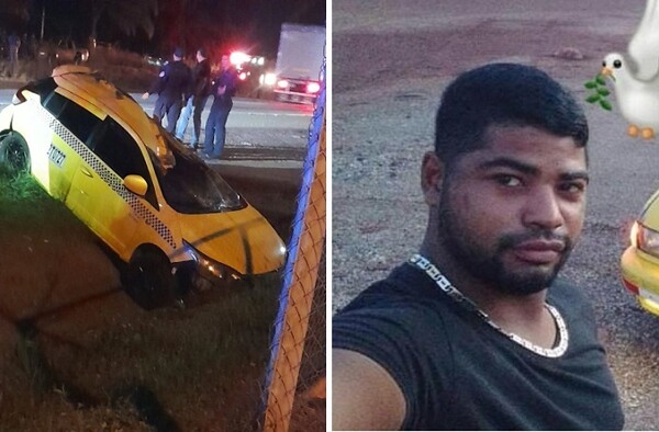 Taxi driver dies in triple collision and overturning in Aguadulce