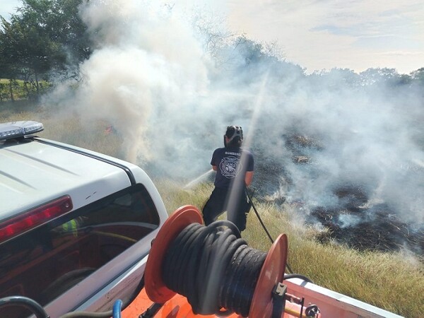 Panamanian Firefighters Battle Wildfires