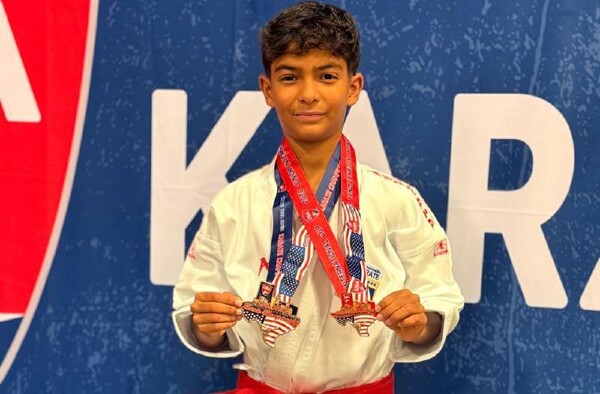 Panamanian Karate Athlete Lucas Ruiloba Wins Four Gold Medals in USA