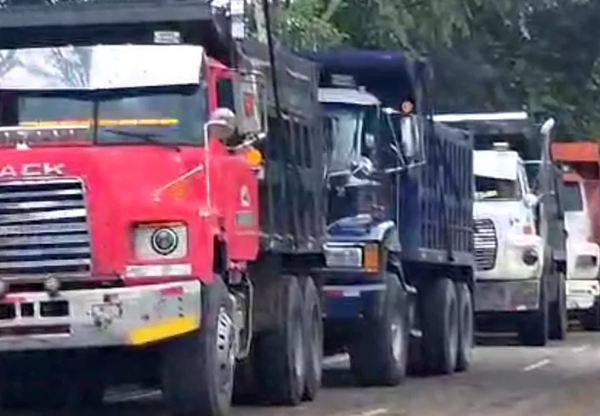 Владельцы грузовиков в Асуэро требуют включения в региональные проекты