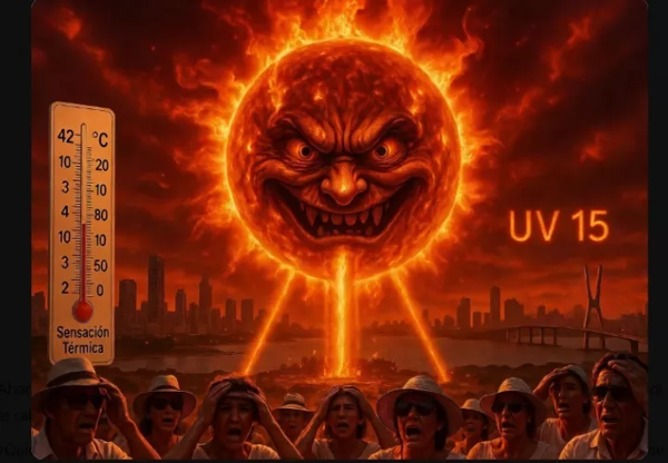 巴拿马遭受致命太阳的极端辐射袭击