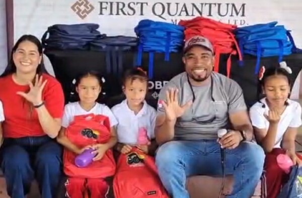 Cobre Panamá and Colón Mayor's Office Deliver School Backpacks