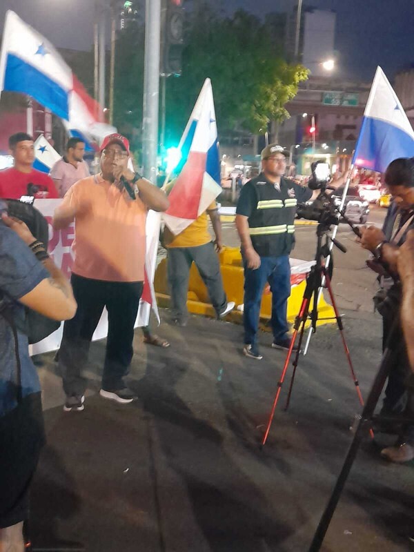 Protest Against US Secretary of State in Panama