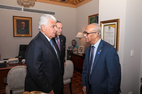 巴拿马总统与美洲国家组织秘书长讨论区域民主状况