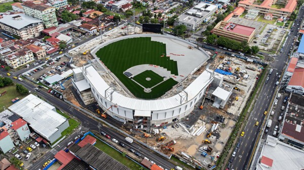 Inspection of sports facilities in the province of Colón