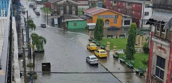 Rains in Colón show no mercy, over 100 families remain on alert