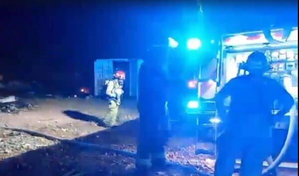 Fire in Punta Chame Destroys Multiple Containers