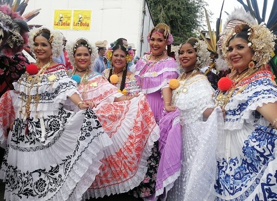 Panama's Traditional Parade of a Thousand Polleras