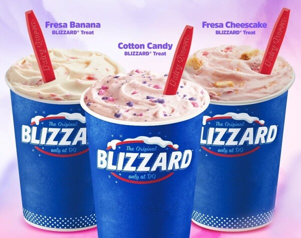 Dairy Queen представляет новый вкус мороженого Blizzard Cotton Candy в Панаме