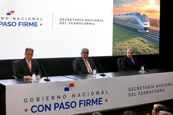 Inauguration of the Panama Railroad Project
