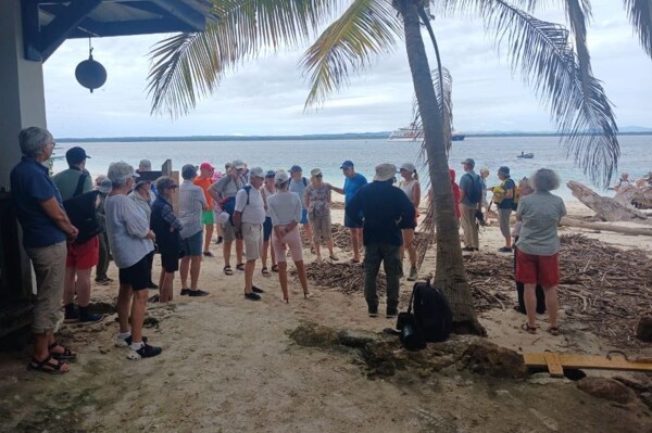 Isla Iguana Wildlife Refuge Receives Cruise 'Hanseatic Inspiration' with European Tourists