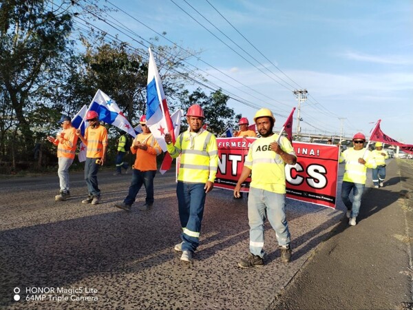Peaceful SUNTRACS Protests in Panama