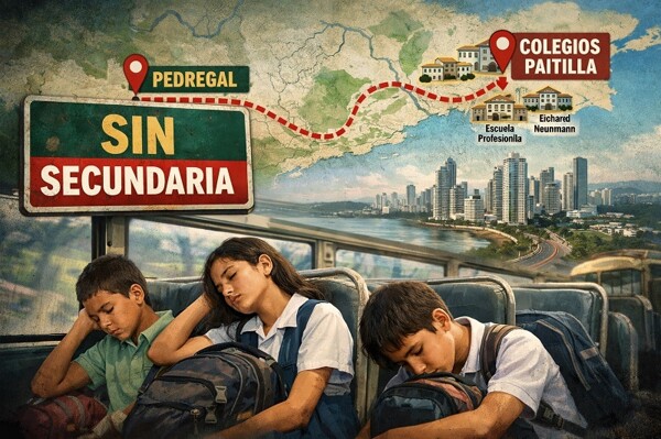 Pedregal demands high school: students travel long distances